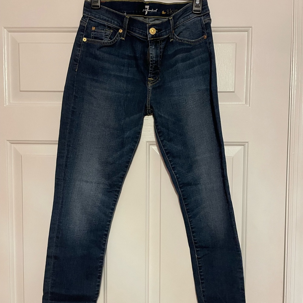 Blue Skinny Jeans | 7 For All Mankind